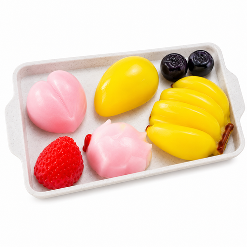 Zestaw Kreatywny Plastyczny Tworzenie Ozdobne Squishy Owoce DIY