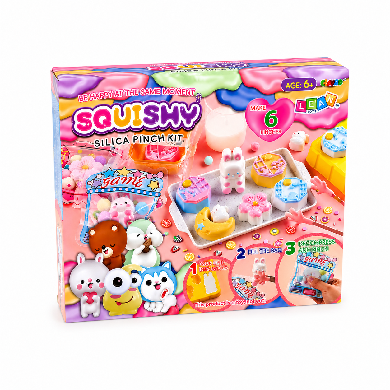 Zestaw Kreatywny Plastyczny Tworzenie Squishy Ozdobne Króliczek Deserki DIY